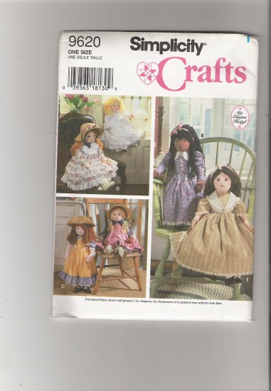 Simplicity 9620 25" Doll and Clothes