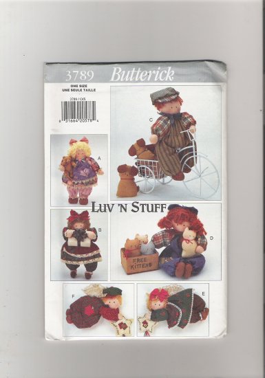 Butterick 3789 Luv 'N Stuff Best Friends