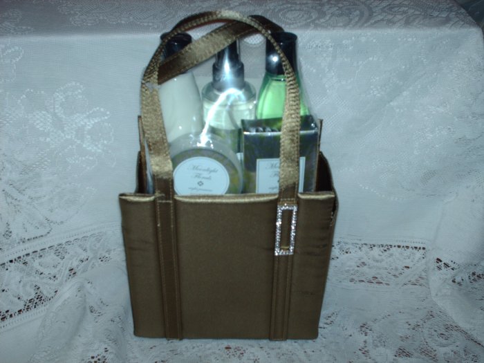 Olive Green Purse - Bath Gift Basket
