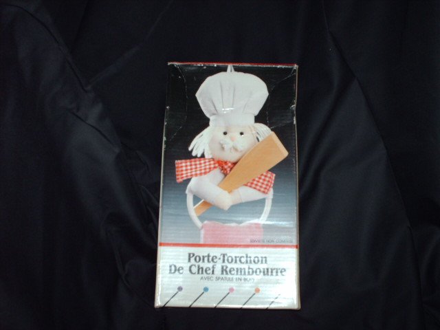 Stuffed Chef Towel Ring - NIB