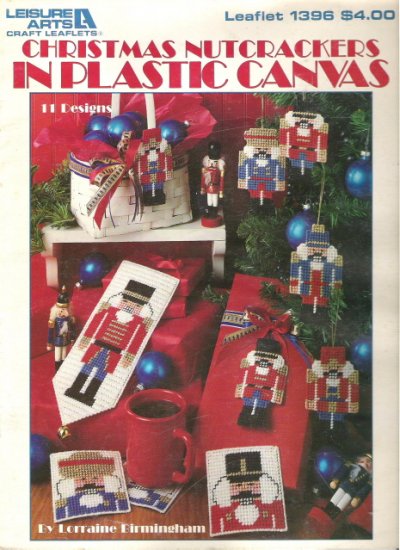 Leisure Arts Christmas Nutcrackers in Plastic Canvas Leaflet 1396