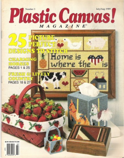 Plastic Canvas Magazine Number 3 July/Aug 1989