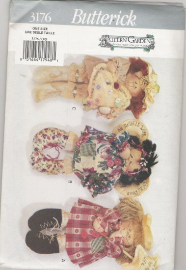 Butterick 3176 Pattern Garden Dolls