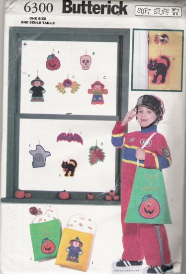 Butterick 6300 Halloween Decorations with Bag