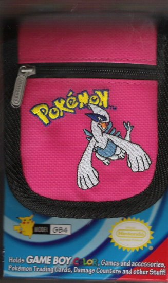Pink Nintendo Pokemon Gameboy Color Travel Case