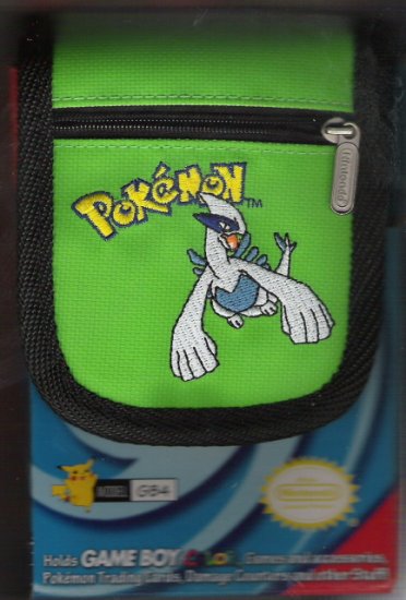 Green Nintendo Pokemon Gameboy Color Travel Case