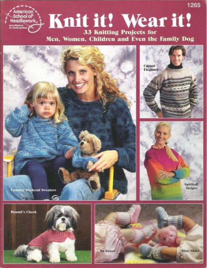 American School of Needlework #1265 Knit it! Wear it!