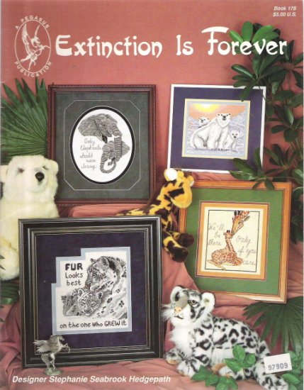 Extinction is Forever Cross Stitch Craft Book 178