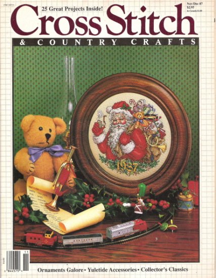Cross Stitch & Country Crafts Magazine November/December 1987