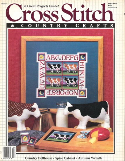 Cross Stitch & Country Crafts Magazine September/October 1988