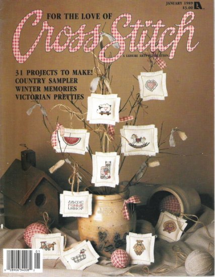 For the Love of Cross Stitch Magazine January 1989