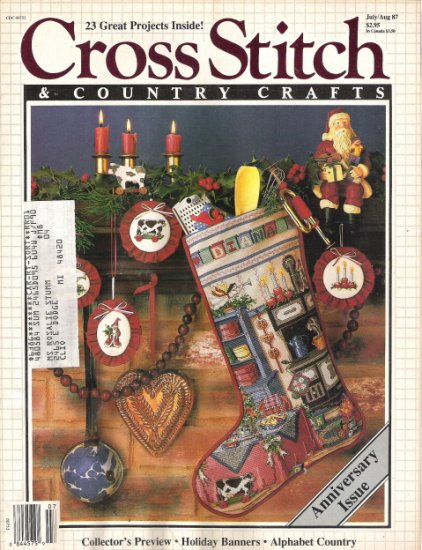 Cross Stitch & Country Crafts Magazine July/August 1987