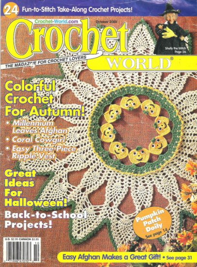 Crochet World Magazine October 2000