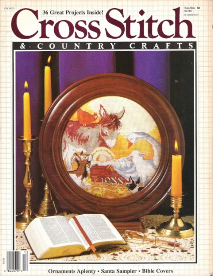 Cross Stitch & Country Crafts Magazine November/December 1988