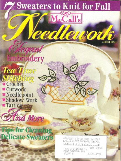 McCall's Needlework Magazine August 1994