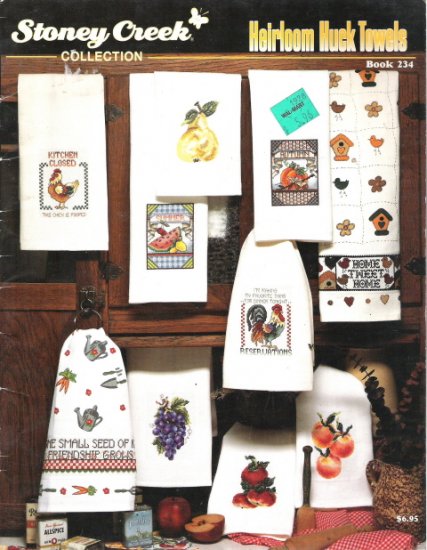 Stoney Creek Collection Heirloom Huck Towels Cross Stitch Book 234