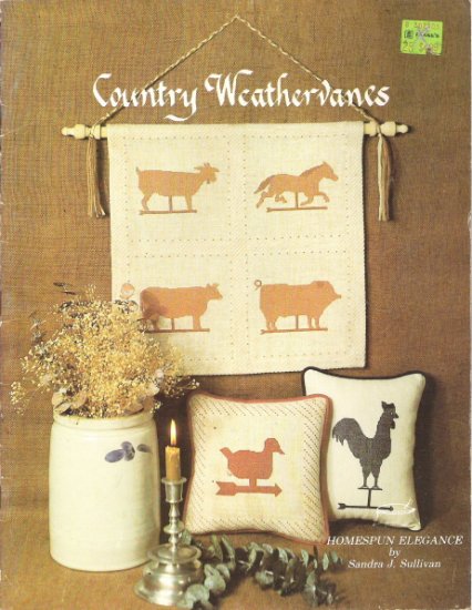 Country Weathervanes Cross Stitch Craft Book