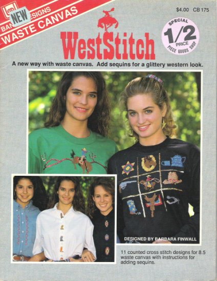 Banar Designs West Stitch Designs for Waste Canvas