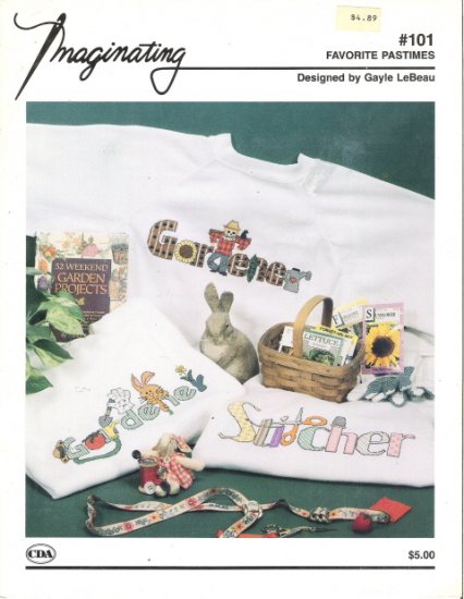 Imaginating Book 101 Favorite Pastimes for use with Waste Canvas