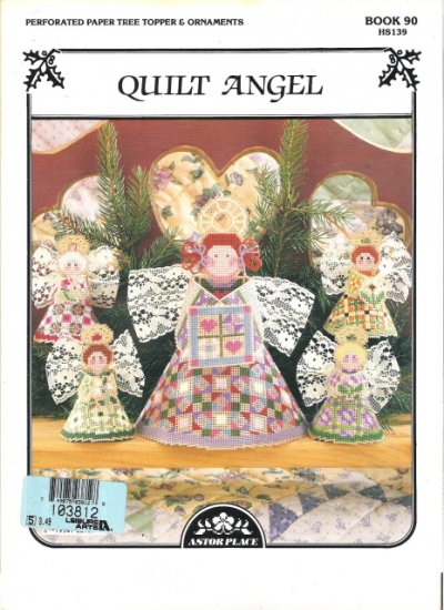 Astor Place Book 90 Quilt Angel Ornaments and Tree Topper