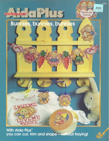Zweigart Aida Plus Bunnies, Bunnies, Bunnies