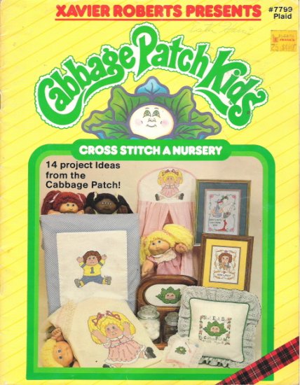 Xavier Roberts Presents Cabbage Patch Kids Cross Stitch a Nursery #7799