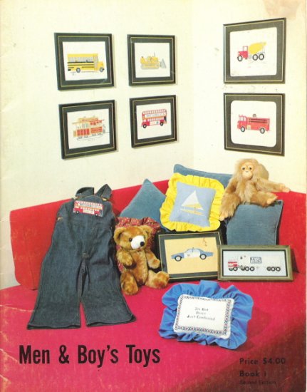 Men & Boy's Toys Counted Cross Stitch