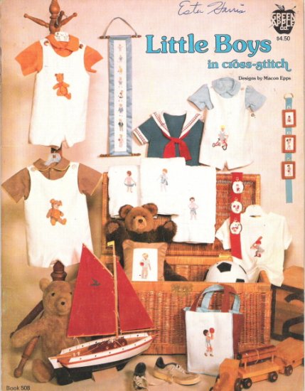 Little Boys in Counted Cross Stitch Designs by Macon Epps