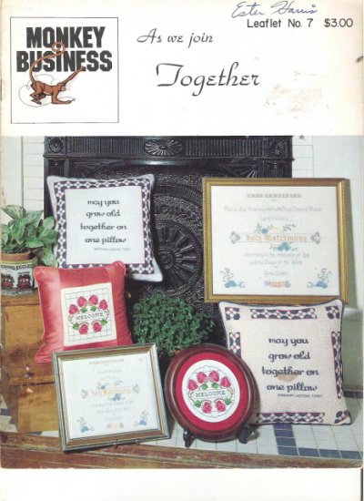 As We Join Together Leaflet No. 7 Counted Cross Stitch