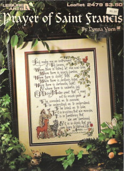 Leisure Arts Leaflet 2479 Prayer of Saint Francis