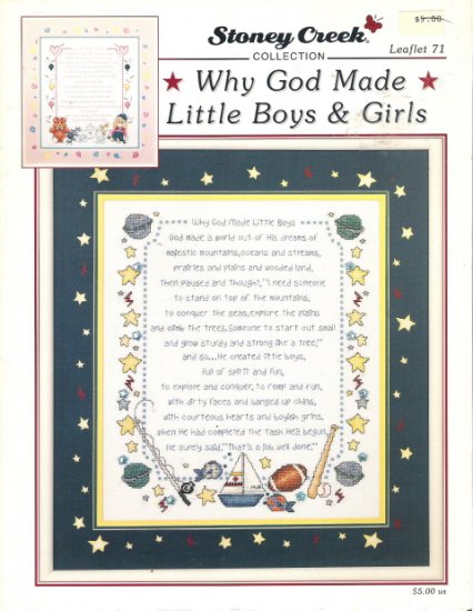 Why God Made Little Boys & Girls Leaflet 71 by Stoney Creek Collection