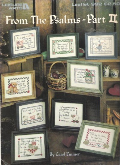 Leisure Arts Leaflet 992 From the Psalms-Part II