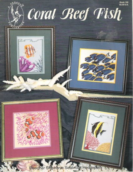 Coral Reef Fish Cross Stitch Book 196
