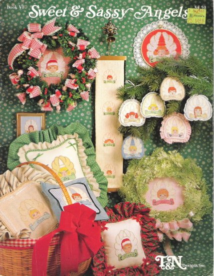 Sweet & Sassy Angels Cross Stitch Book