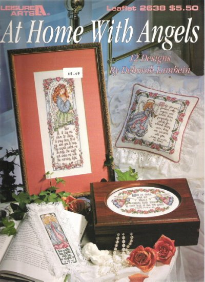 Leisure Arts Leaflet 2638 At Home With Angels