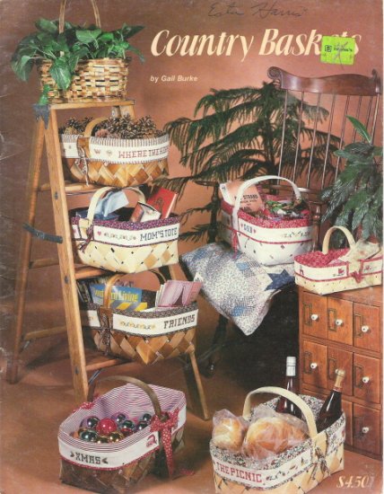 Country Baskets Cross Stitch Book