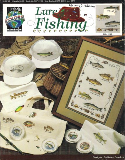 Lure of Fishing Cross Stitch Book BCL-10153