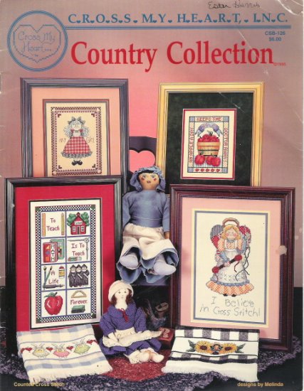 Cross My Heart Country Collection CSB-126 Cross Stitch Book