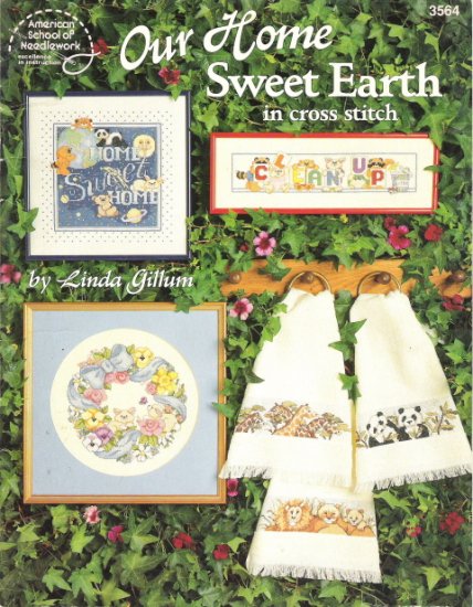 American School of Needlework #3564 Our Home Sweet Earth in Cross Stitch