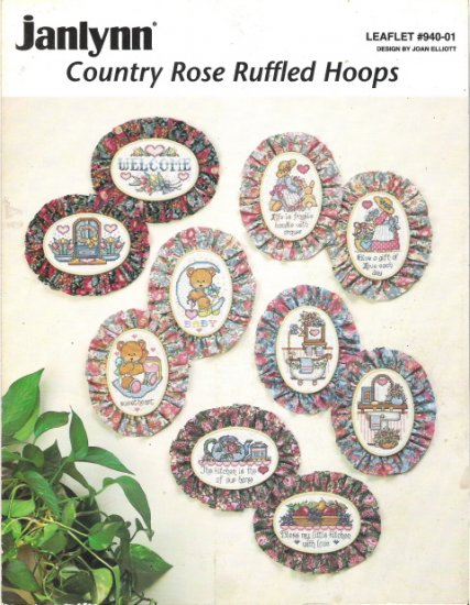 Janlynn Country Rose Ruffled Hoops Leaflet 940-01