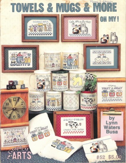 Towels & Mugs & More Oh My! Cross Stitch Book