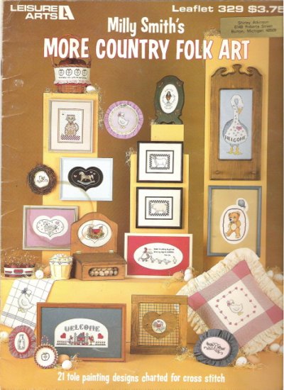 Leisure Arts Leaflet 329 Milly Smith's More Country Folk Art