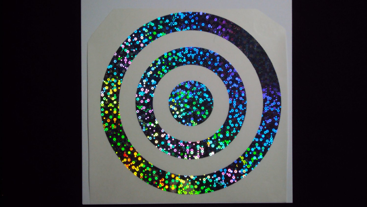 8" TARGET Holographic Bubbles Car Window Laptop Decal Sticker