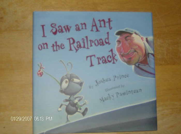 I saw an Ant on the railroad track