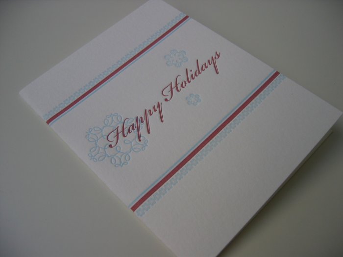 Happy Holidays Snow Flakes