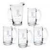 Beer Pitcher and Mug set Hand Etched