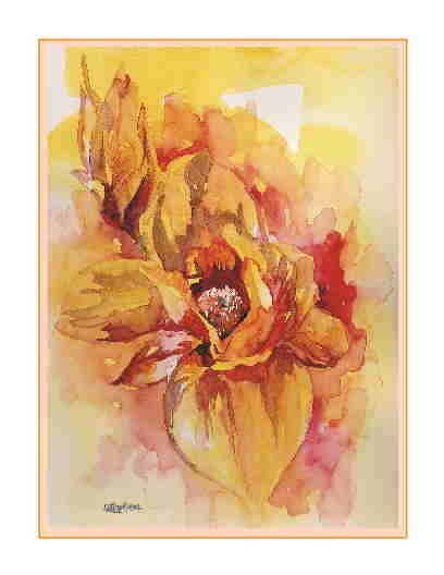 8 Watercolor Magnolias Greeting Note Cards Notecards