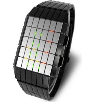 (FREE SHIPPING WITH TRACKING) Lines - Grid Digital LED Mens Wrist Watch
