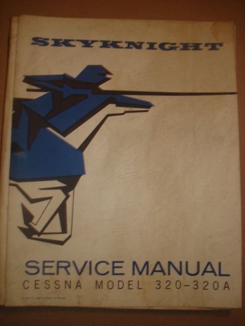 Cessna Skyknight 320-320A Service Manual Upgrade 1962