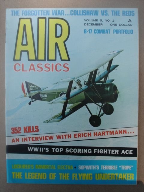 Air Classics Magazine, December 1968 Issue Vol. 5 No. 2.